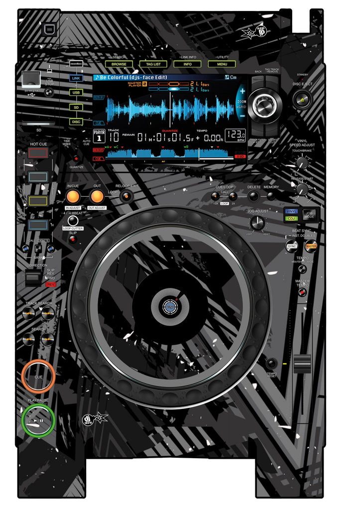 Pioneer DJ CDJ 2000 NEXUS 2 Skin Ridge Grey