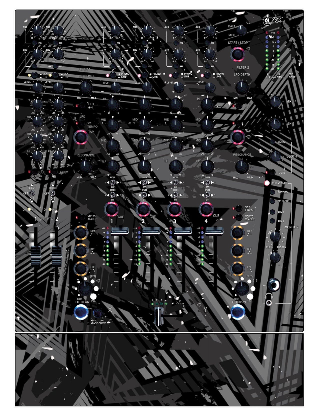 Allen and Heath XONE 92 Skin Ridge Grey
