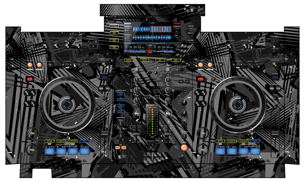 Pioneer DJ XDJ RX Skin Ridge Grey