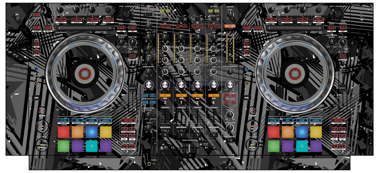 Pioneer DJ DDJ SZ Skin Ridge Grey