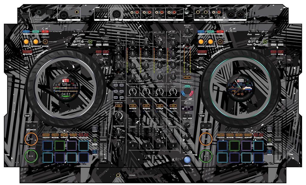 Pioneer DJ DDJ FLX10 Skin Ridge Grey