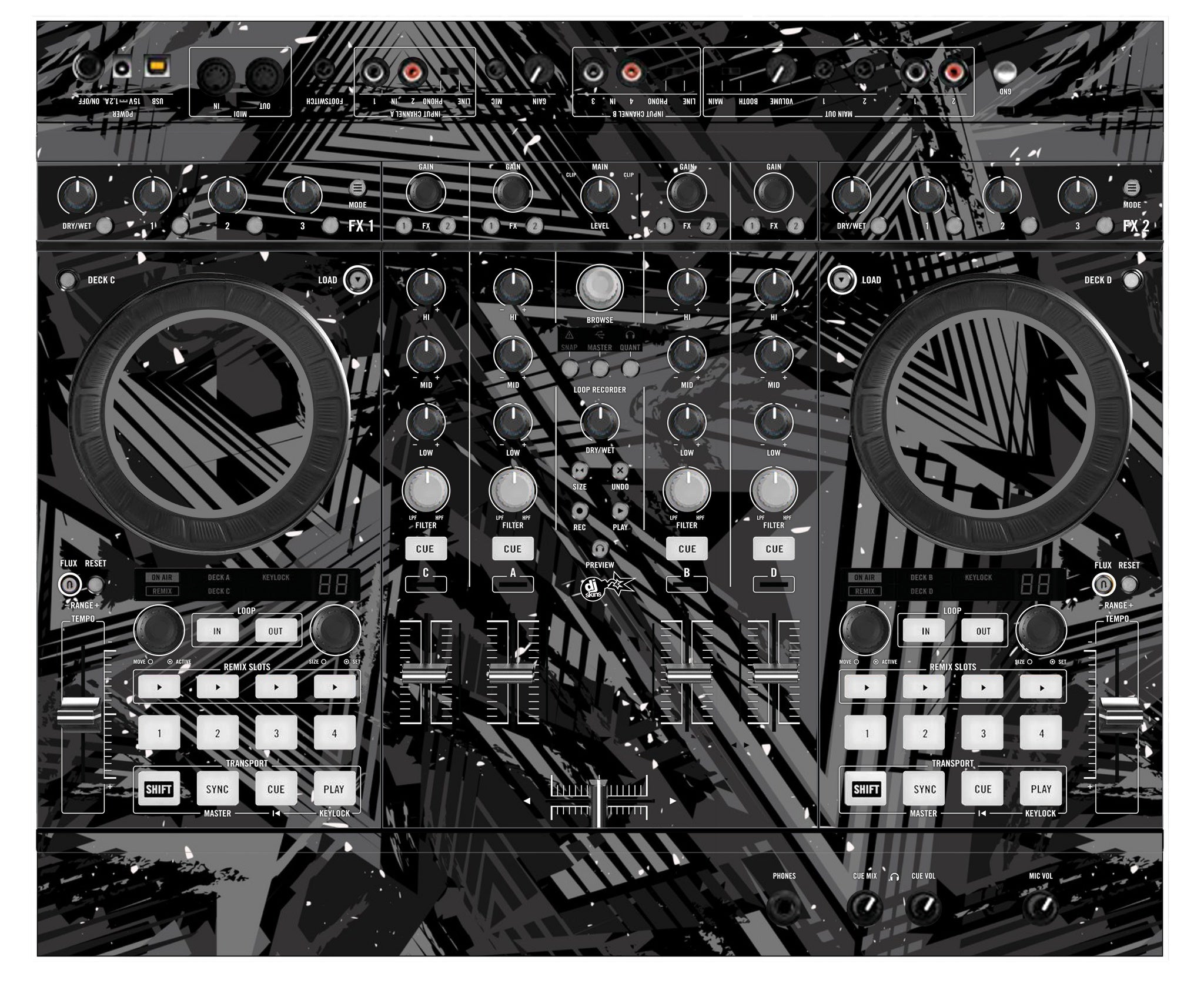 Native Instruments S4 MK2 Skin Ridge Grey