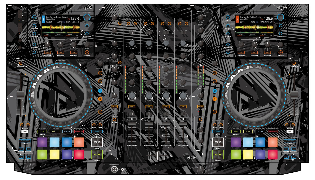 Denon DJ MCX 8000 Skin Ridge Grey
