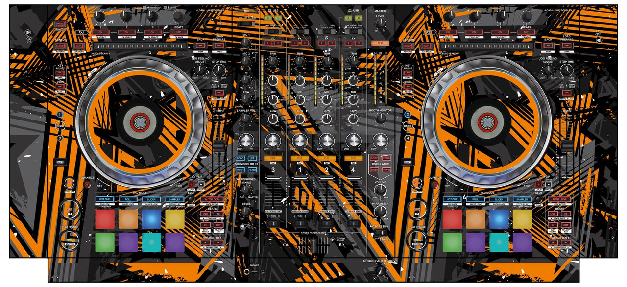 Pioneer DJ DDJ SZ 2 Skin Ridge Orange