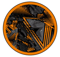 Universal Slipmat 12 Inch Skin Ridge Orange