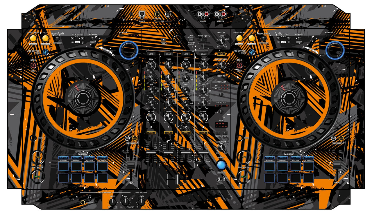 Pioneer DJ DDJ FLX6 Skin Ridge Orange