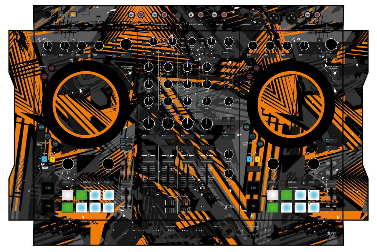 Native Instruments S4 MK3 Skin Ridge Orange