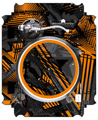 Technics 1200 / 1210 MK2 VERTICAL Skin Ridge Orange