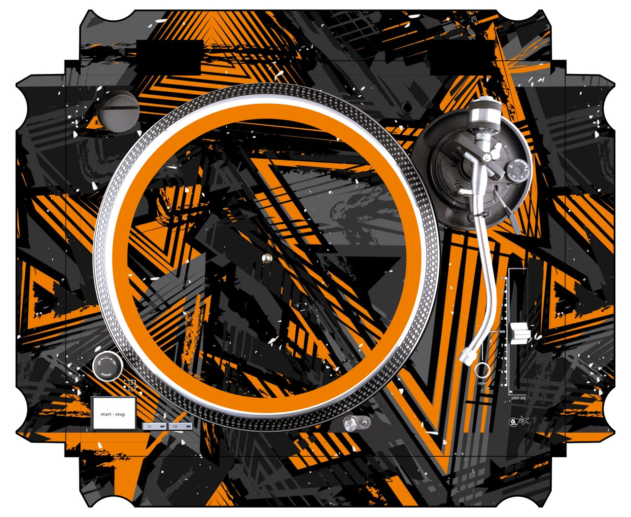 Technics 1200 / 1210 MK5 Skin Ridge Orange