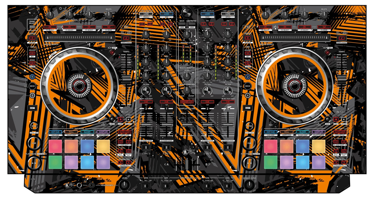 Pioneer DJ DDJ SX 2 Skin Ridge Orange