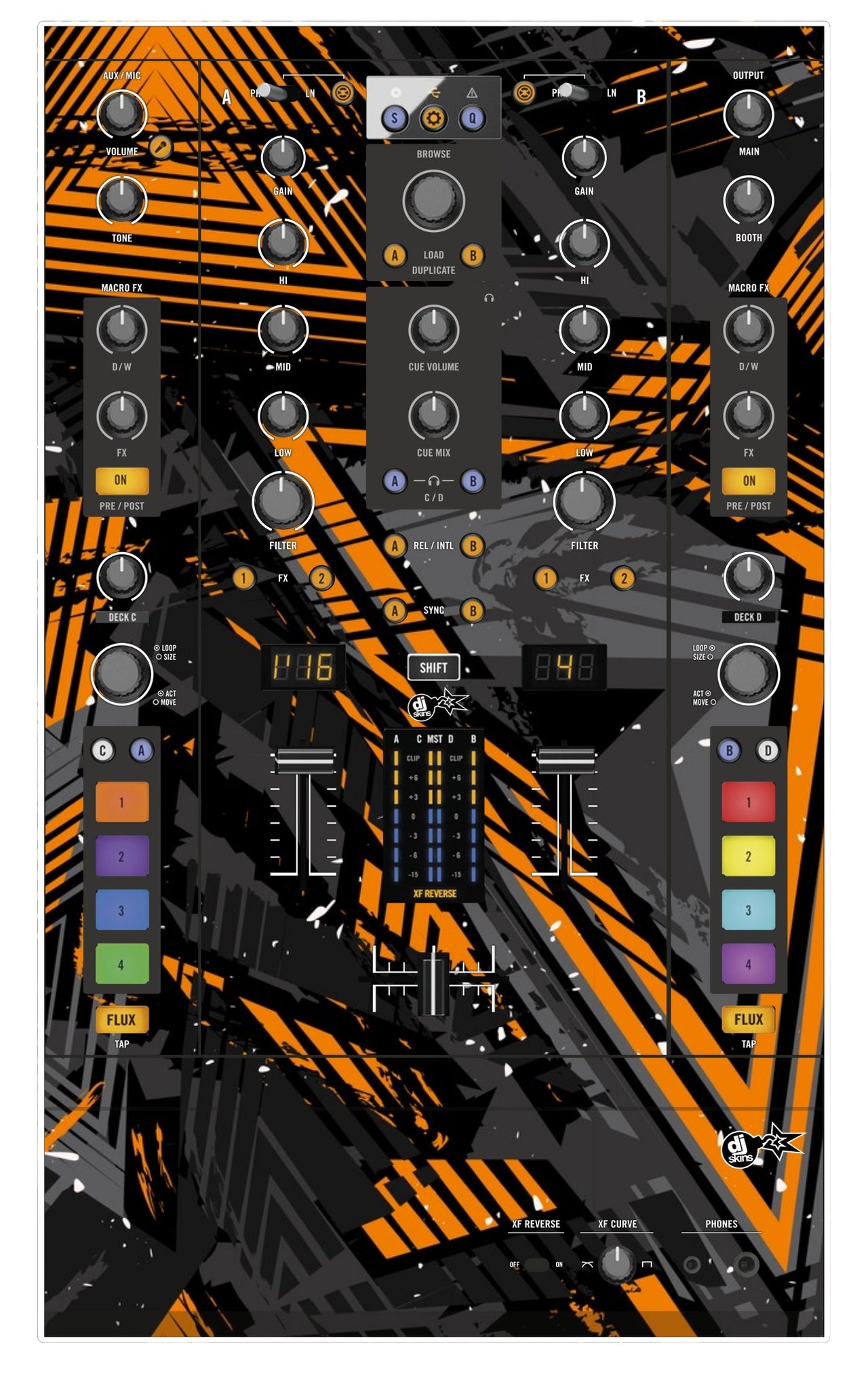 Native Instruments Z2 Skin Ridge Orange