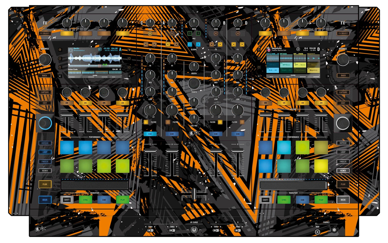 Native Instruments S8 Skin Ridge Orange