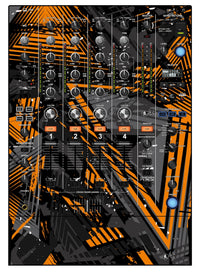Pioneer DJ DJM 750 MK2 Skin Ridge Orange