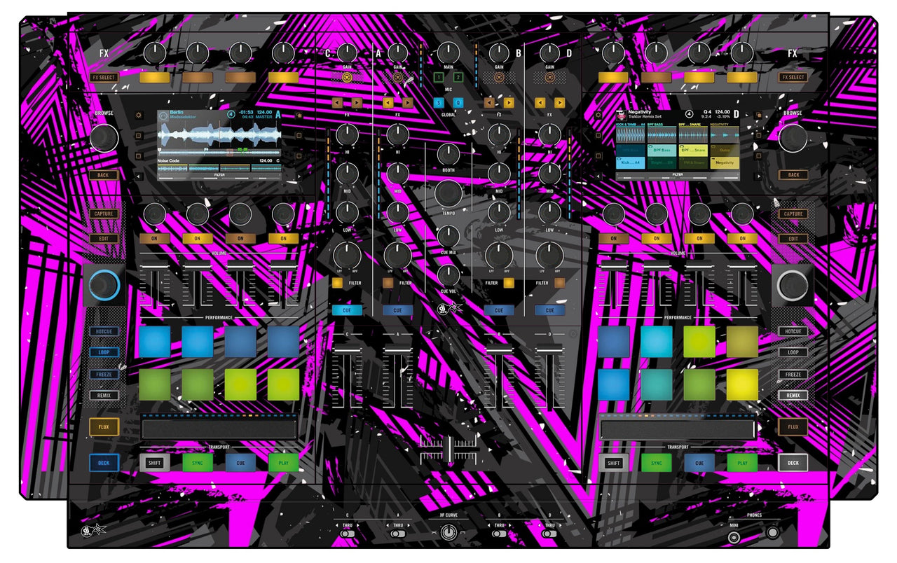 Native Instruments S8 Skin Ridge Pink