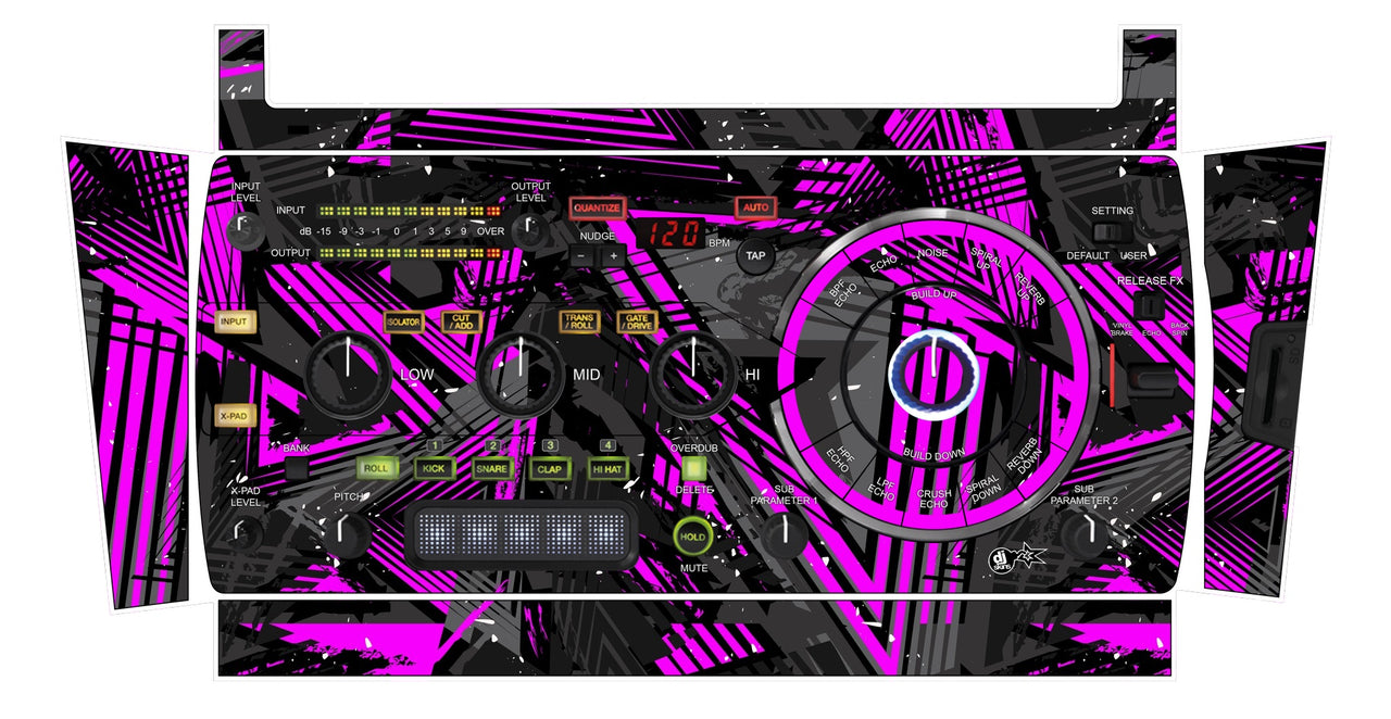 Pioneer DJ RMX 1000 Skin Ridge Pink