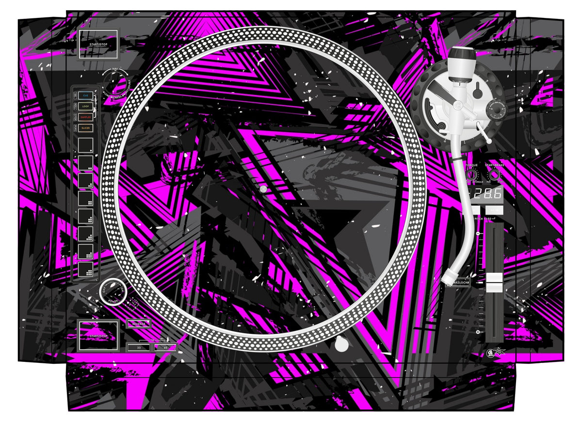 Pink Rdg DJ Skins® Reloop RP 8000 Skin Ridge Pink