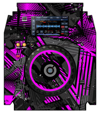 Pioneer DJ XDJ 1000 Skin Ridge Pink