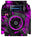 Pioneer DJ XDJ 1000 MK2 Skin Ridge Pink