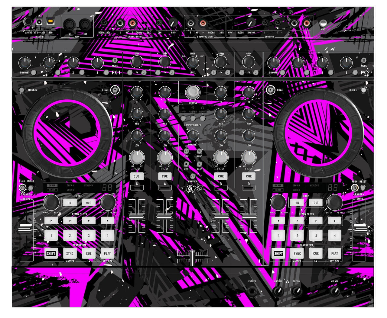 Native Instruments S4 MK2 Skin Ridge Pink