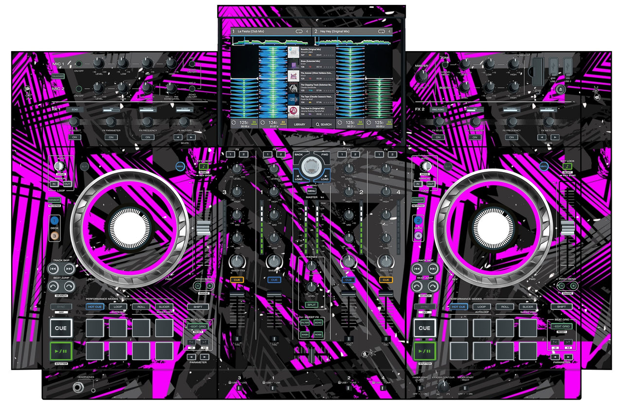 Denon DJ PRIME 4 Skin Ridge Pink