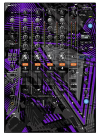 Pioneer DJ DJM 750 MK2 Skin Ridge Purple