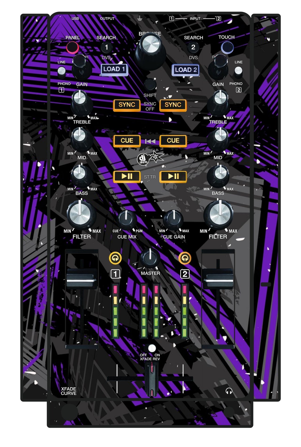 Akai Pro AMX Skin Ridge Purple