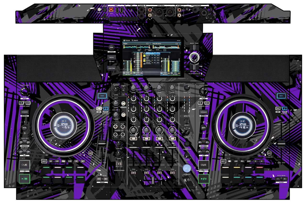 Denon DJ SC Live 4 Skin Ridge Purple