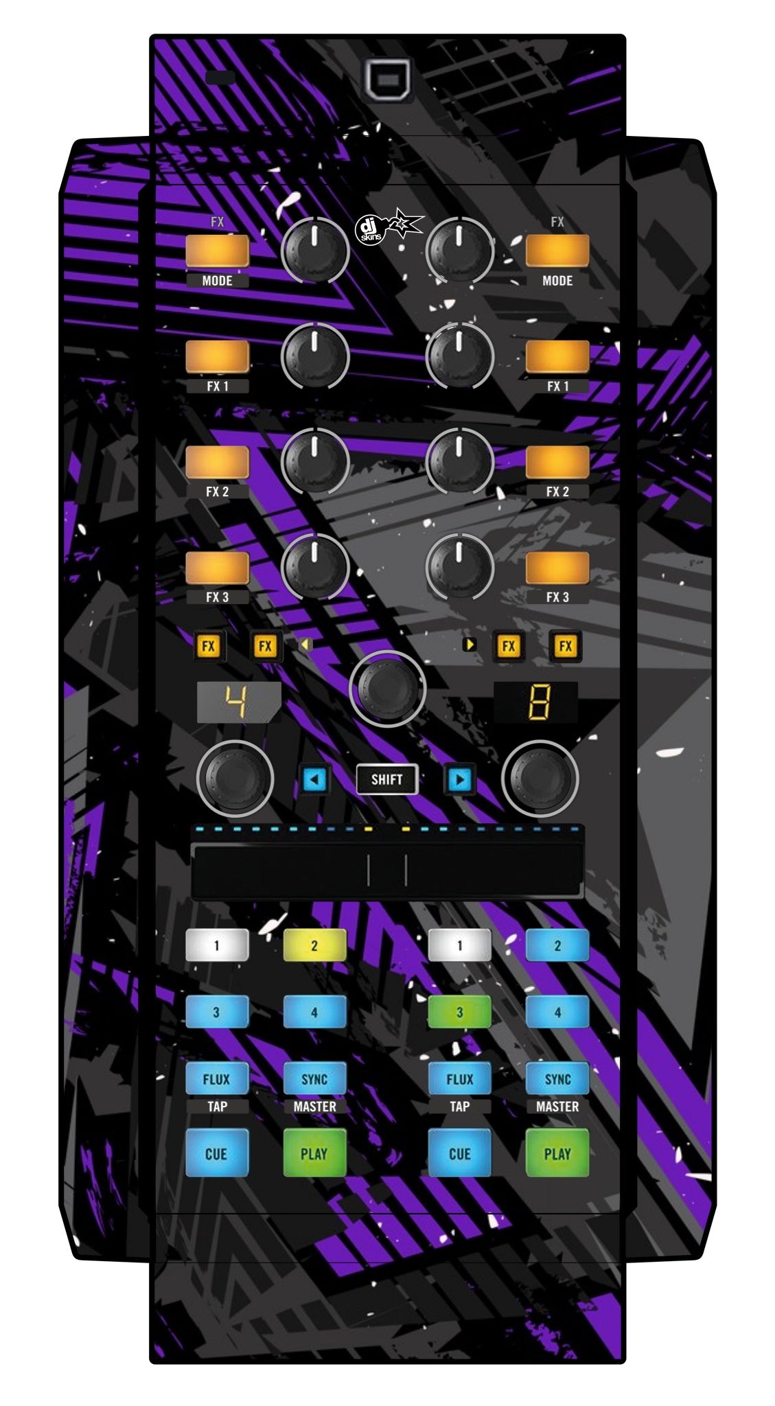 Native Instruments X1 MK2 Skin Ridge Purple