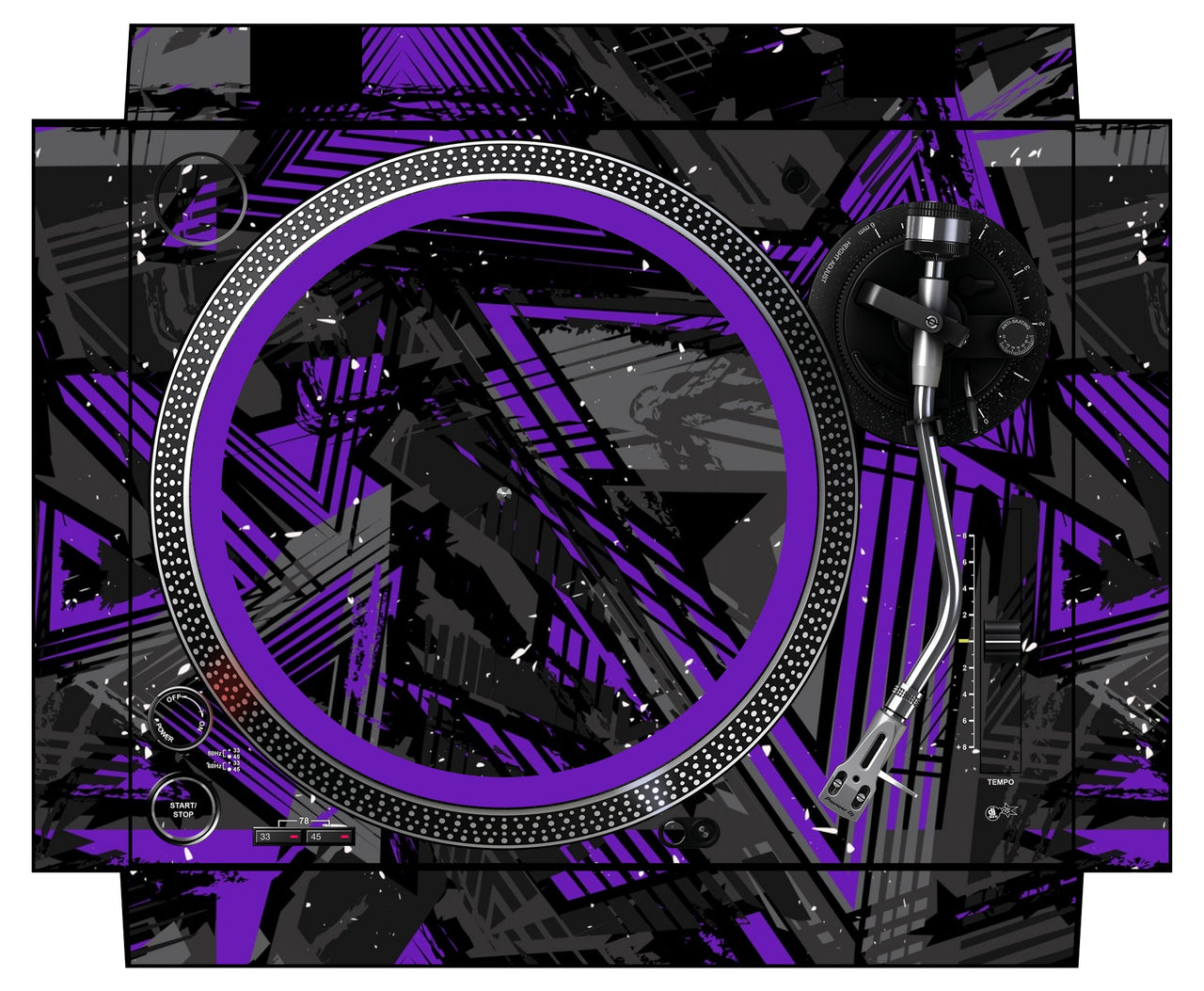 Pioneer DJ PLX 500 Skin Ridge Purple