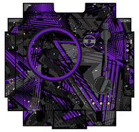 Numark PT 01 incl. Sides Skin Ridge Purple