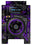 Pioneer DJ CDJ 900 NEXUS Skin Ridge Purple