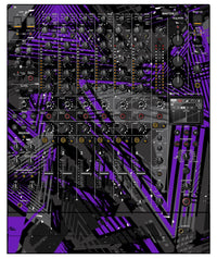 Pioneer DJ DJM V10 LF Skin Ridge Purple