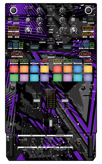 Pioneer DJ DJM S7 Skin Ridge Purple