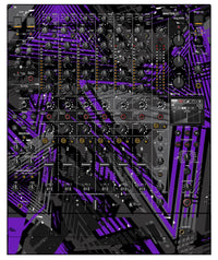 Pioneer DJ DJM V10 Skin Ridge Purple