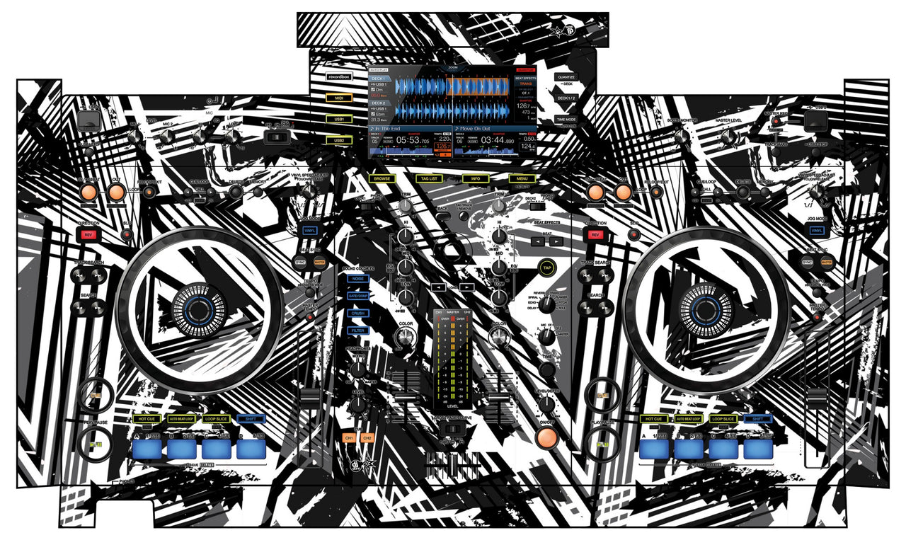 Pioneer DJ XDJ RX Skin Ridge White