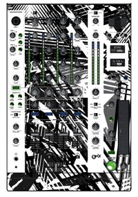 Denon DJ X 1800 Skin Ridge White