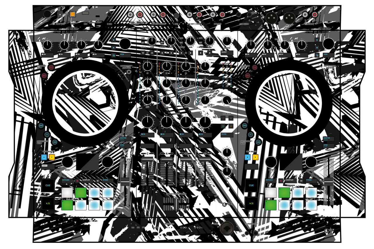 Native Instruments S4 MK3 Skin Ridge White