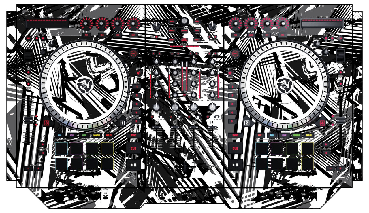 Numark NS 7 II Skin Ridge White