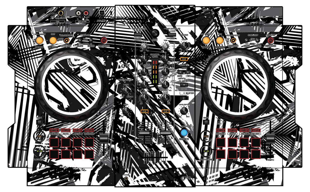 Pioneer DJ DDJ 400 Skin Ridge White