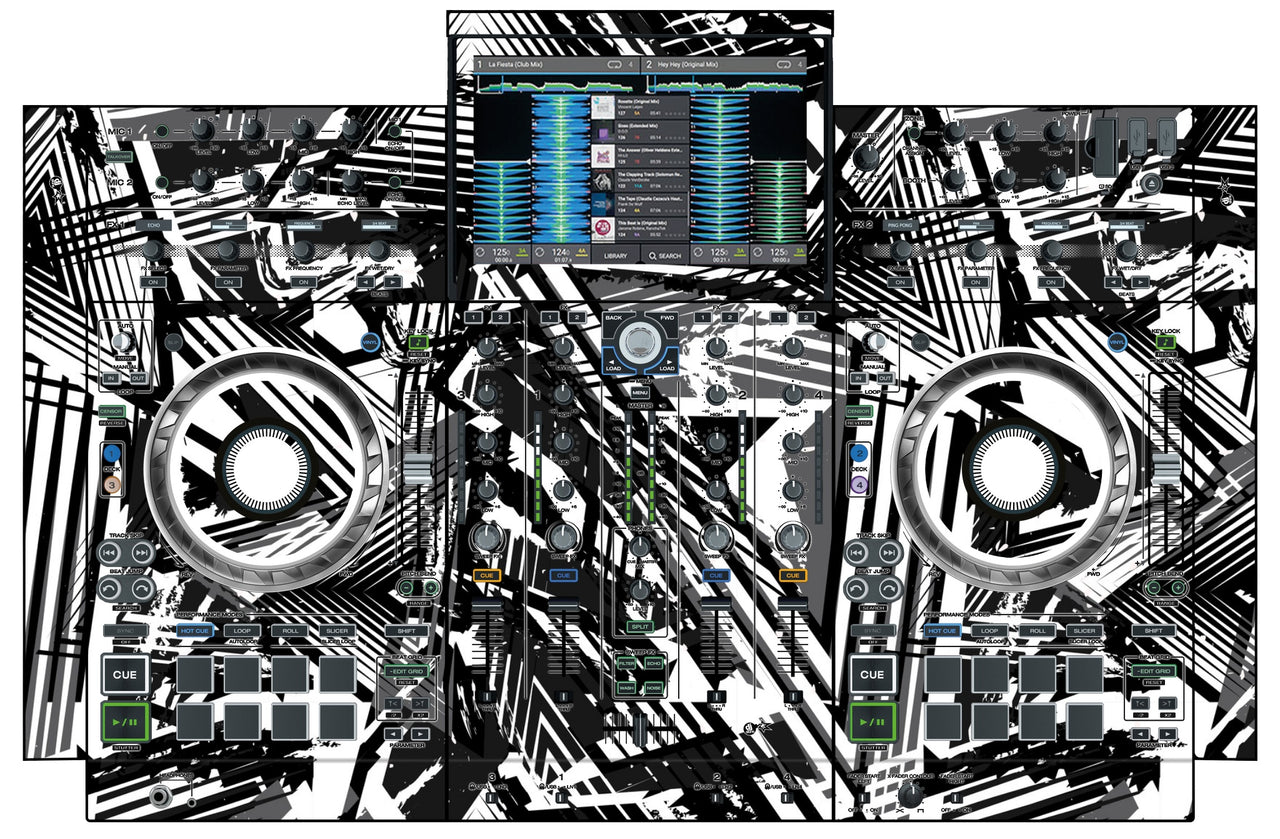 Denon DJ PRIME 4 Skin Ridge White