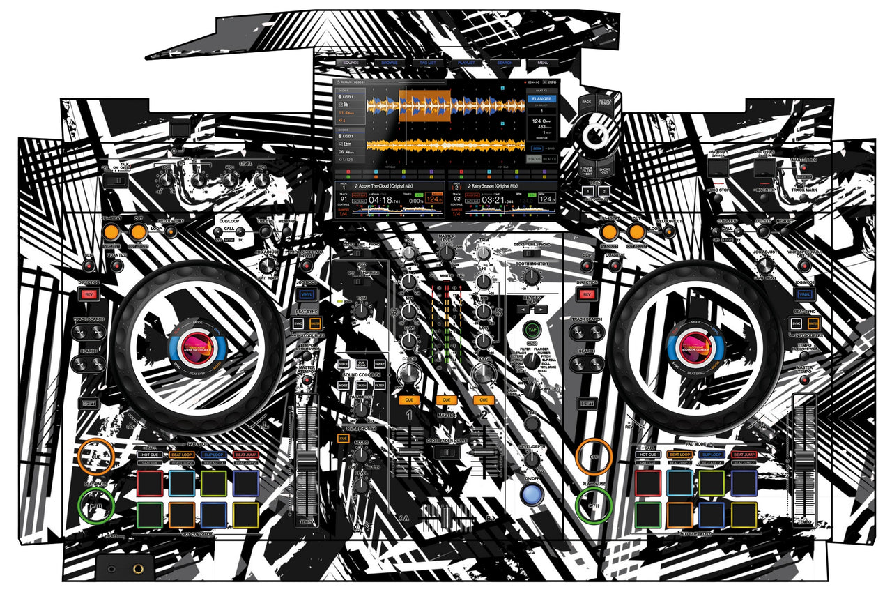 Pioneer DJ XDJ RX 3 Skin Ridge White