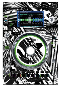 Denon DJ SC 5000 Skin Ridge White