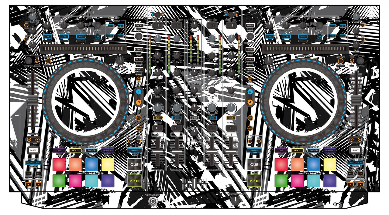 Denon DJ MC 7000 Skin Ridge White