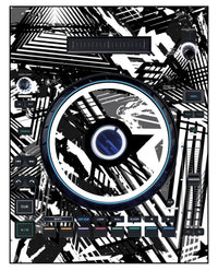 Denon DJ LC 6000 Skin Ridge White