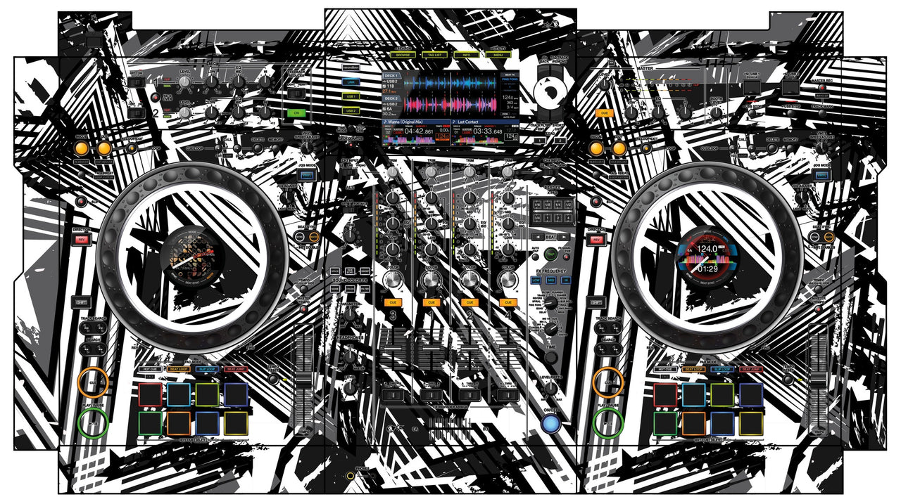 Pioneer DJ XDJ XZ Skin Ridge White