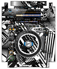 Pioneer DJ CDJ 3000 incl. SIDES Skin Ridge White