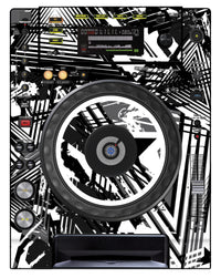 Pioneer DJ CDJ 850 Skin Ridge White