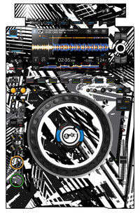 Pioneer DJ CDJ 3000 Skin Ridge White