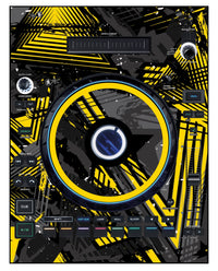 Denon DJ LC 6000 Skin Ridge Yellow