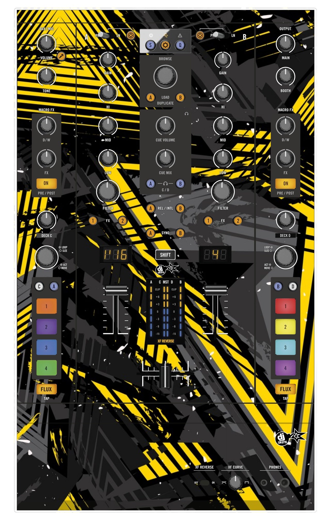 Native Instruments Z2 Skin Ridge Yellow